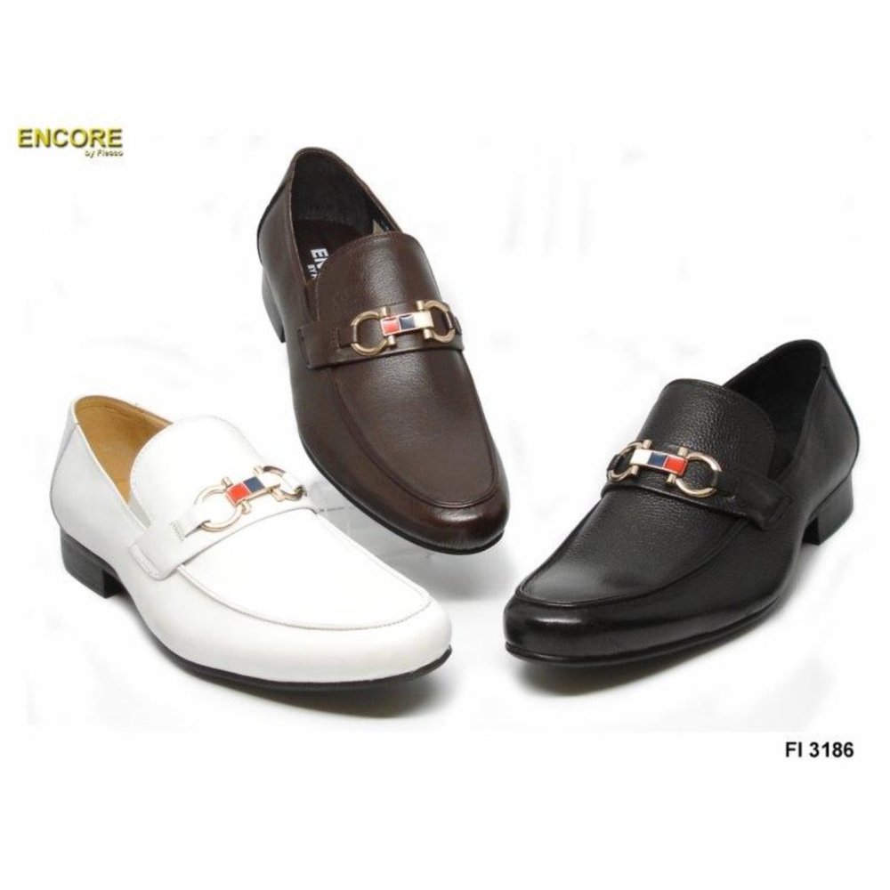 NWB FIESSO COFFEE GENUINE Leather Shoe FI3186